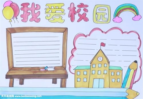 共建清洁美丽世界手抄报