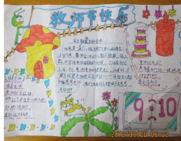 尊师重教手抄报文字内容