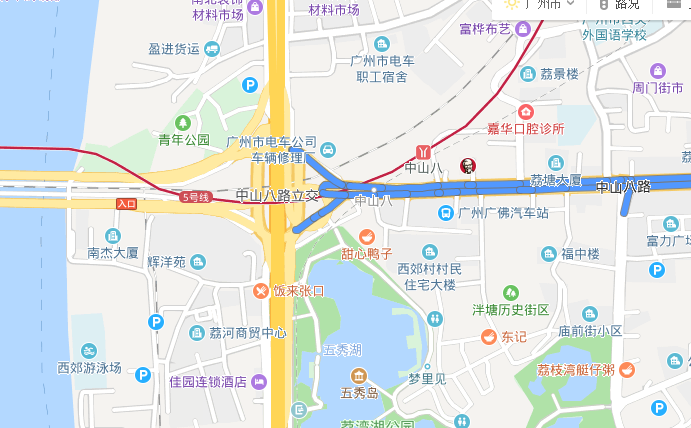 广州市中山路在哪个区？