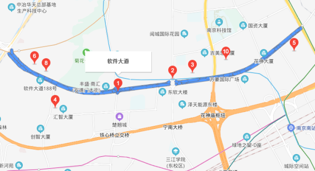 南京雨花台区软件大道属于什么街道