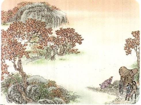 杜牧的(山行)表达了诗人什么样的思想感情?