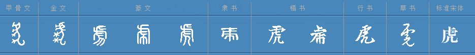 三个虎是什么字