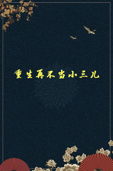 《重生再不当小三儿》txt下载在线阅读全文，求百度网盘云资源