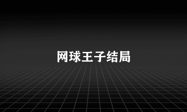 网球王子结局