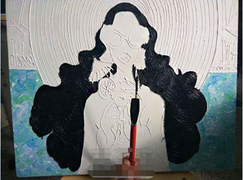 关于沥粉画的制作