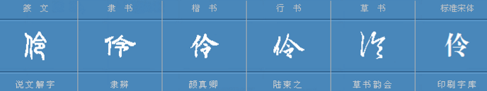 伶是什么意思
