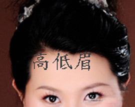 女人高低眉面相在面相看来命运好吗?