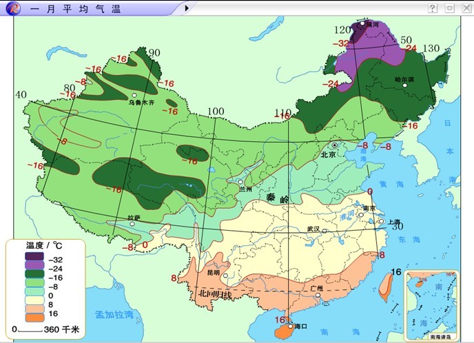 您好，那张中国年平均气温分布图有更清晰一点的吗？