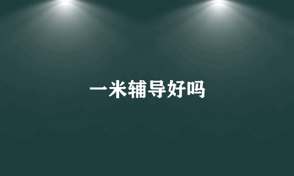 一米辅导好吗