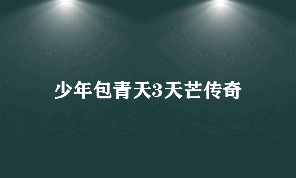 少年包青天3天芒传奇