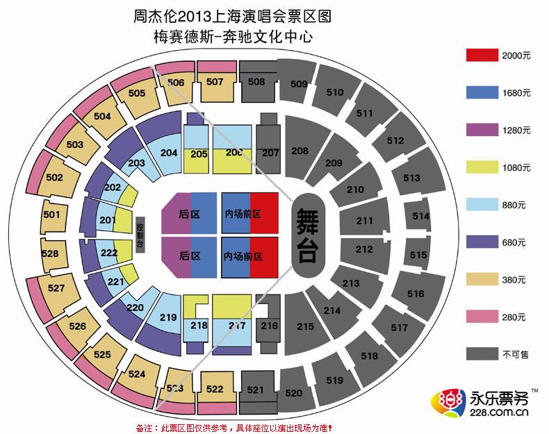 2013年周杰伦上海演唱会买的380的门票，怎么选座位呢？正对舞台还是两边的座位更好呢？