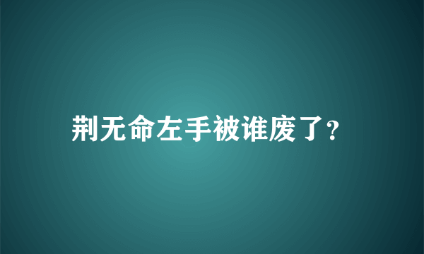 荆无命左手被谁废了？