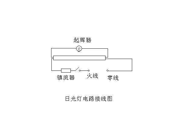 日光灯电路图
