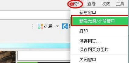 360浏览器如何从无痕切换到正常模式