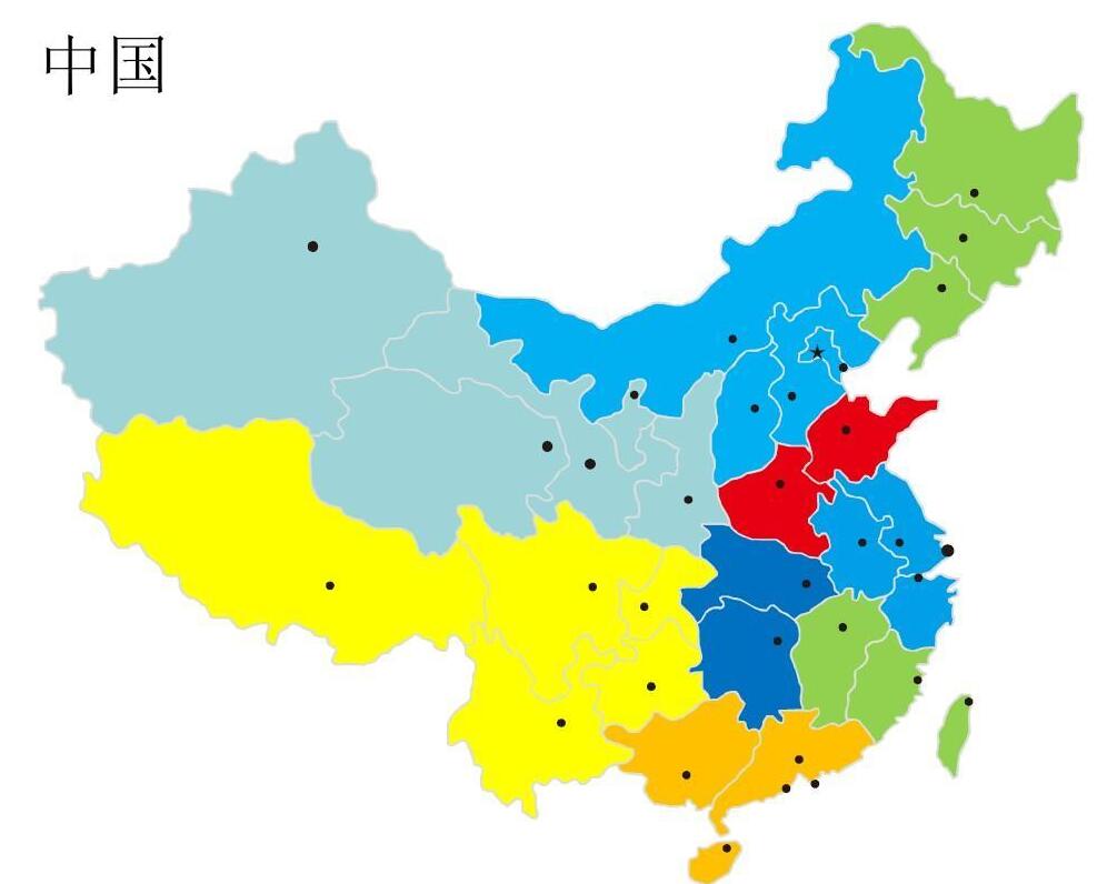 中国陆地面积