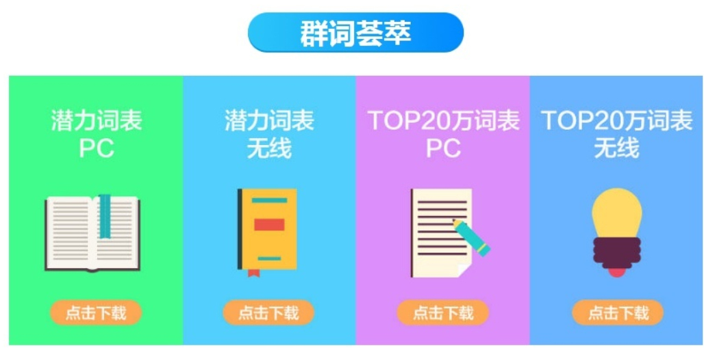 淘宝top20万词表怎么筛选词