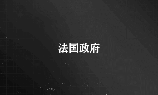 法国政府