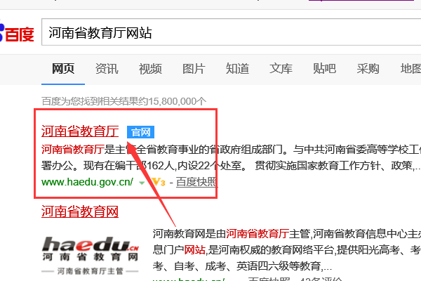 登录河南省教育厅网站