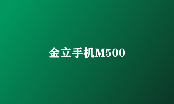 金立手机M500