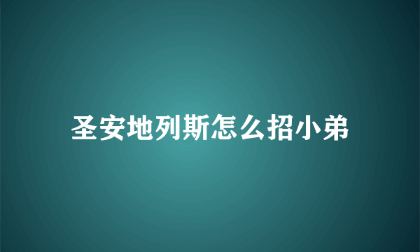 圣安地列斯怎么招小弟