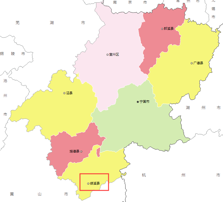 安徽省绩溪县为什么属于宣城市