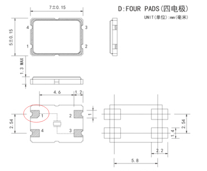 贴片晶振有方向吗？如果有怎么确定？