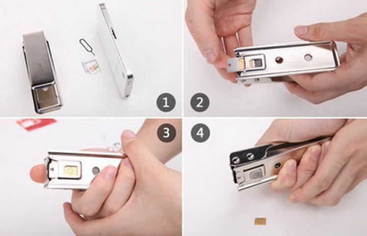 micro SIM 怎么剪成nano SIM卡
