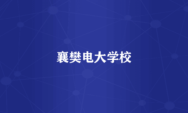 襄樊电大学校