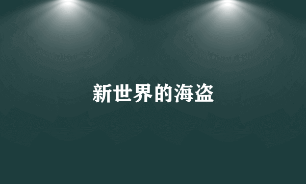 新世界的海盗