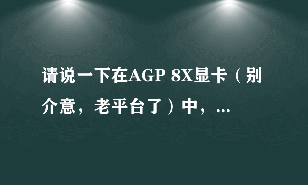 请说一下在AGP 8X显卡（别介意，老平台了）中，性能最好的几款（多说几款，能让我有个选择）。