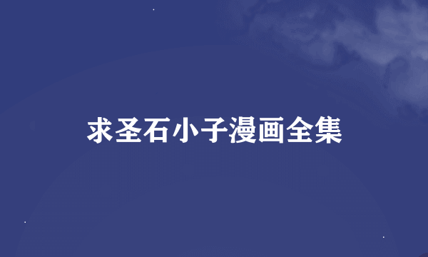 求圣石小子漫画全集
