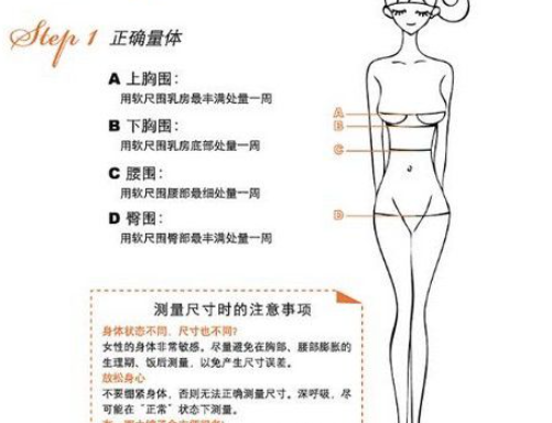 内衣码上的A、B、C、D有什么区别？