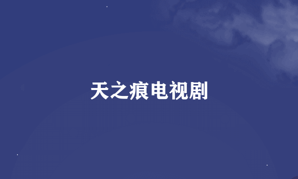天之痕电视剧