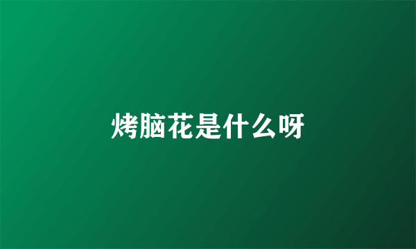 烤脑花是什么呀