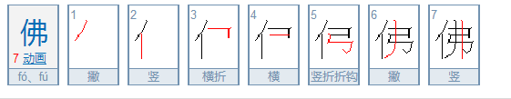 佛有哪些组词？
