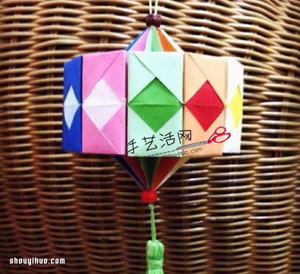 手工作品最简单的灯笼怎么做