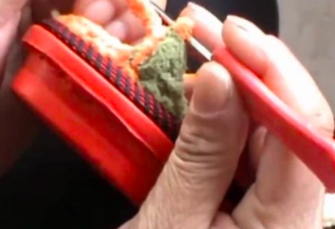 怎么钩拖鞋视频