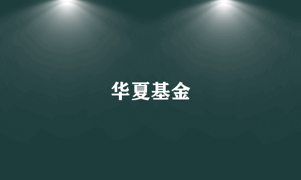 华夏基金