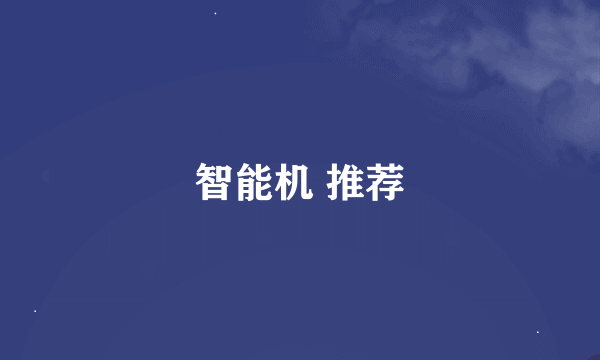 智能机 推荐