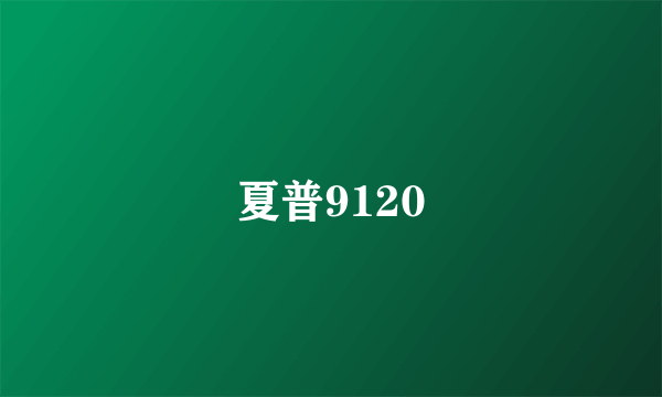 夏普9120